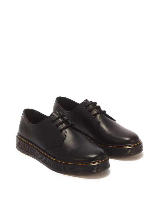 Dr. Martens Men's Brookline Lo Leather Lusso Shoes Black 41553001
