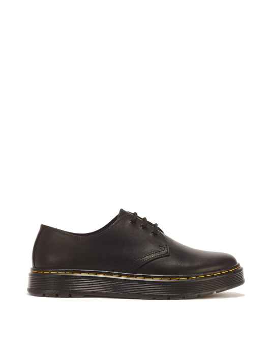 Dr. Martens Men's Brookline Lo Leather Lusso Shoes Black 41553001