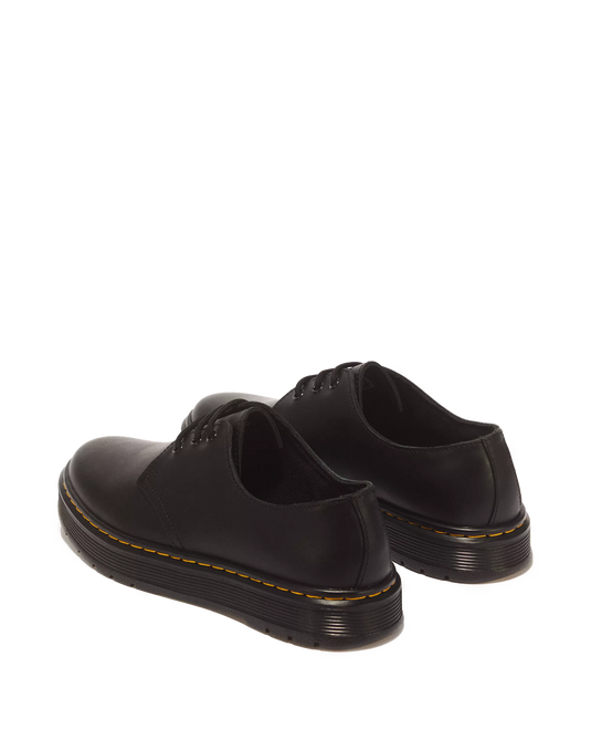 Dr. Martens Men's Brookline Lo Leather Lusso Shoes Black 41553001
