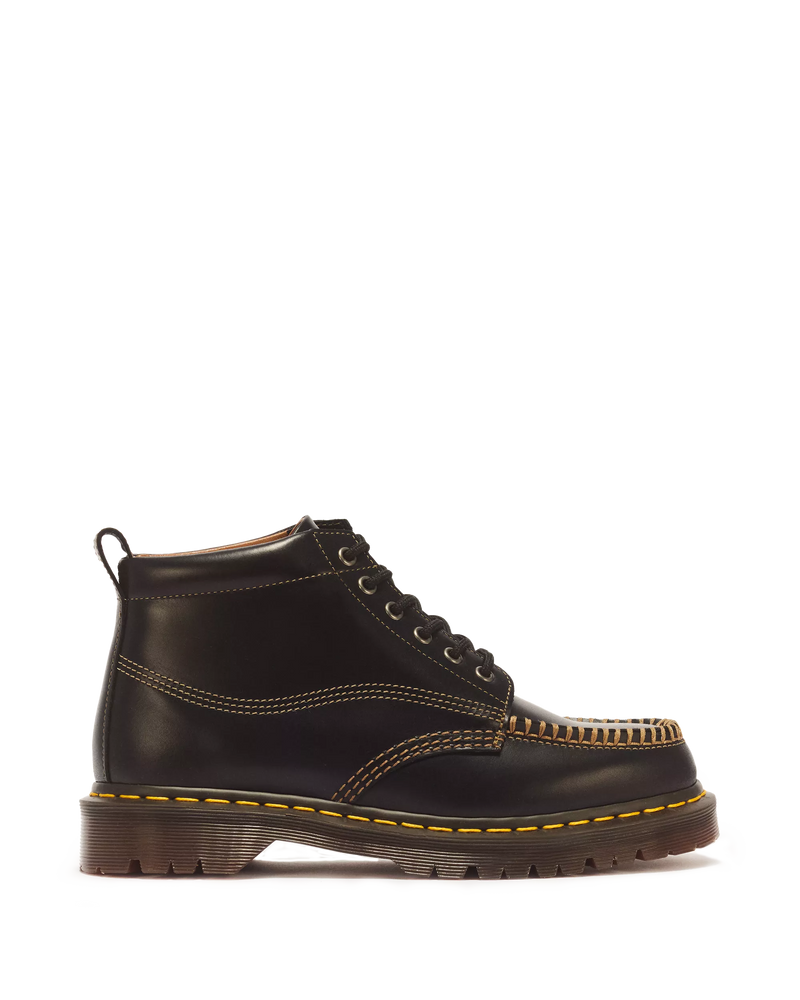 Load image into Gallery viewer, Dr. Martens Men's Lowell Chukka Moc Toe Leather Ankle Boots Black 42706001
