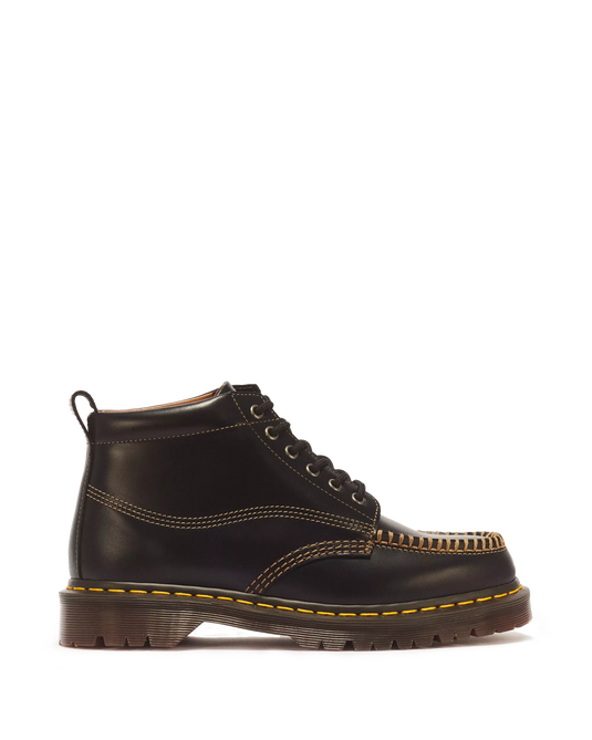 Dr. Martens Men's Lowell Chukka Moc Toe Leather Ankle Boots Black 42706001