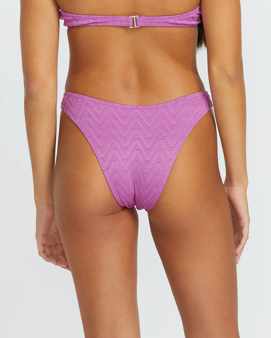 Volcom Women's V Baby V Bikini Bottom Iris Purple O2712503_IRI