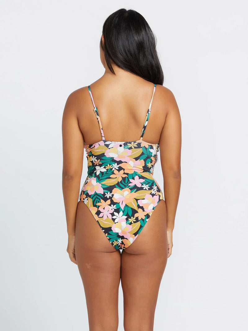 Load image into Gallery viewer, Volcom Women&#39;s Had Me At Aloha One Piece Swimsuit Multi O3012402_MLT
