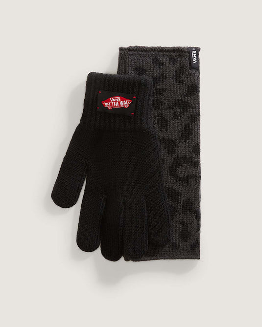 Vans Women's Off The Wall Twofer Gloves Black VN000QCFH91