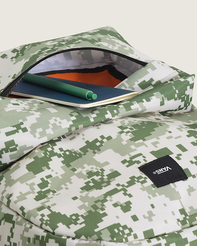Load image into Gallery viewer, Vans Unisex Old Skool Backpack Neutral Olive Green/Marshmallow White VN000H4WGCY
