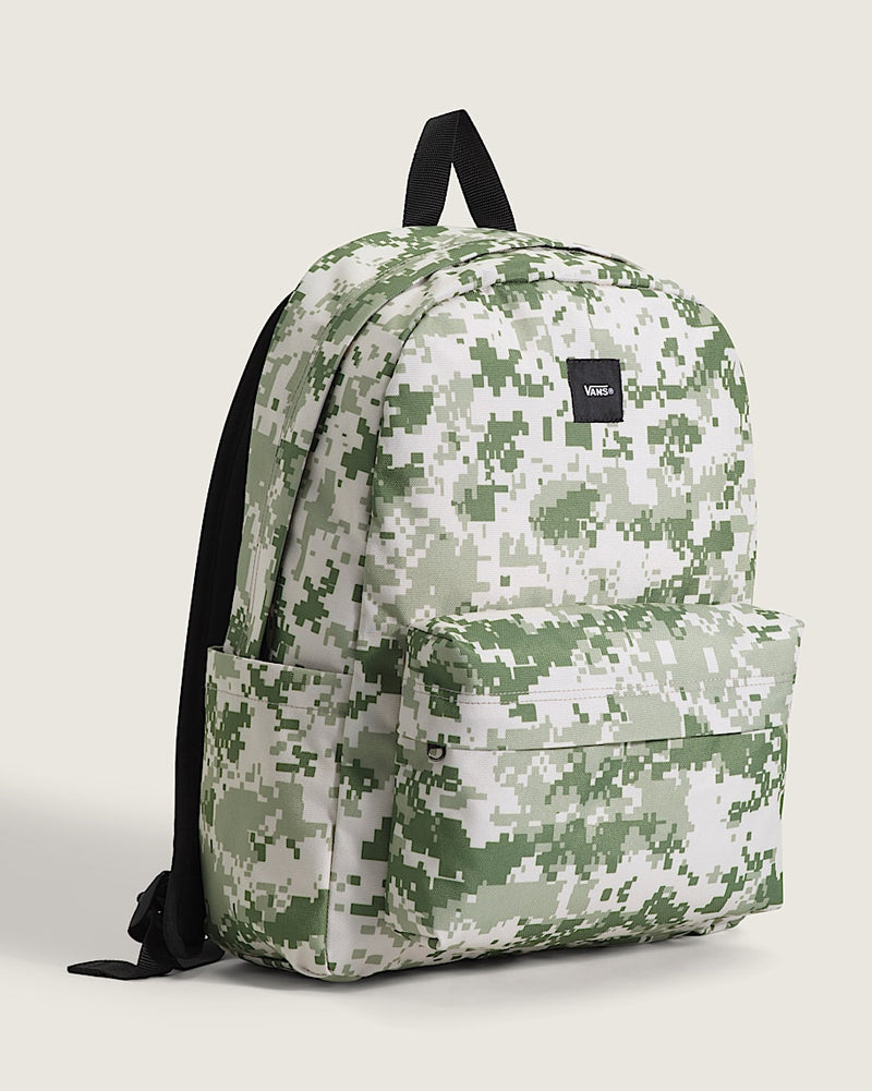 Load image into Gallery viewer, Vans Unisex Old Skool Backpack Neutral Olive Green/Marshmallow White VN000H4WGCY
