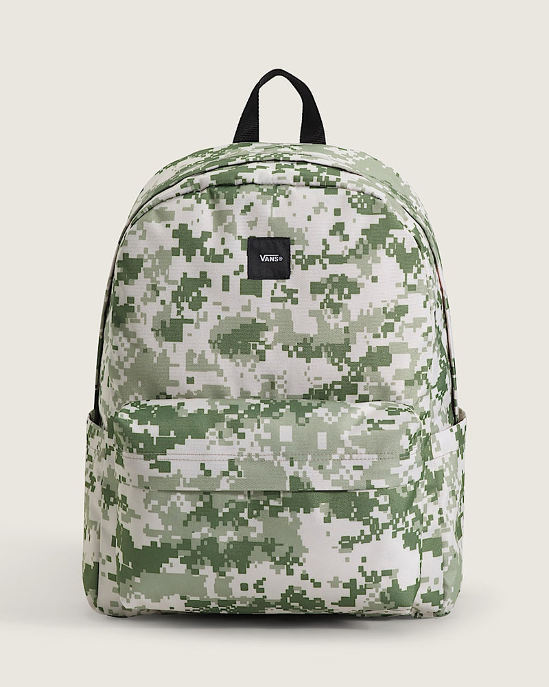 Load image into Gallery viewer, Vans Unisex Old Skool Backpack Neutral Olive Green/Marshmallow White VN000H4WGCY
