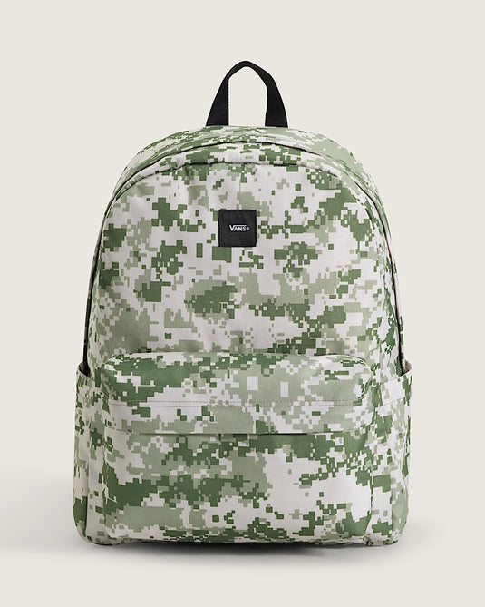 Vans Unisex Old Skool Backpack Neutral Olive Green/Marshmallow White VN000H4WGCY