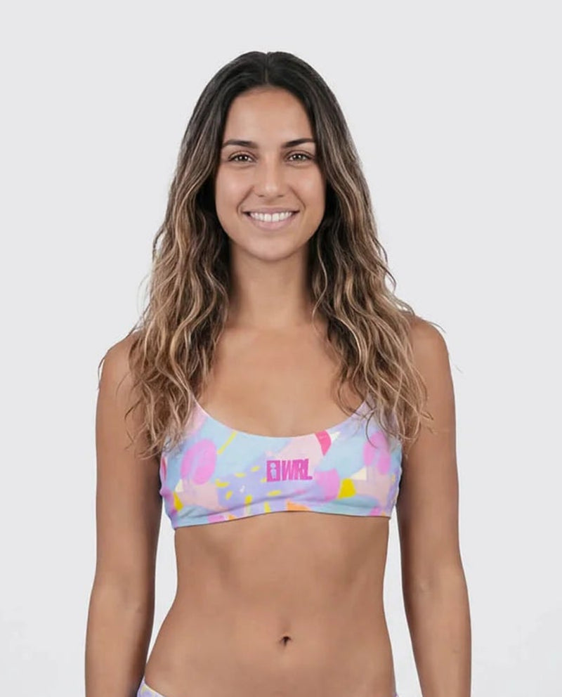 Load image into Gallery viewer, We Ride Local Women's Party Under The Sun Bikini Top Multi FSBTPUTS_SS26

