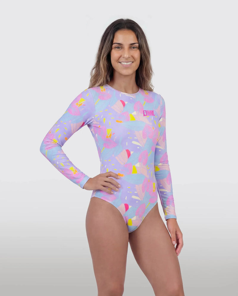 Load image into Gallery viewer, We Ride Local Women's Party Under The Sun Openback Surfsuit Multi FOSPUTS_SS26
