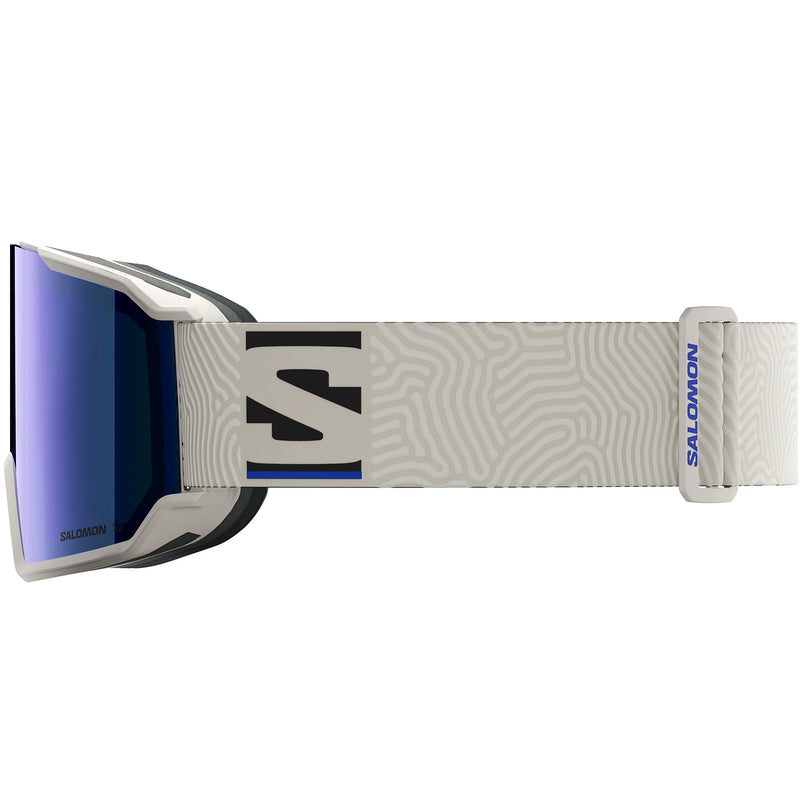 Load image into Gallery viewer, Salomon Unisex S/View 3 Mirror Lens S2 Snow Goggles Rainy Day/Mid Blue L47920900
