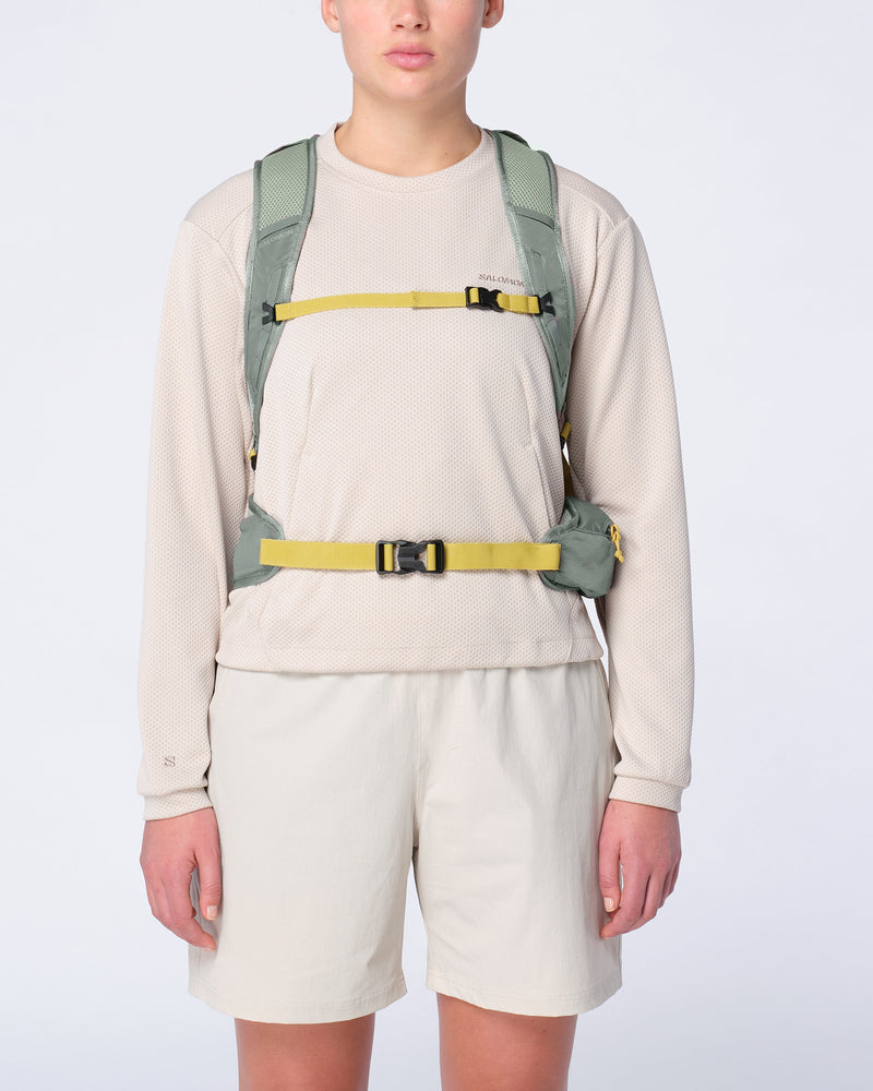 Load image into Gallery viewer, Salomon Unisex Trailblazer 20L Hiking Bag Sedona Sage/Seagrass LC2462800
