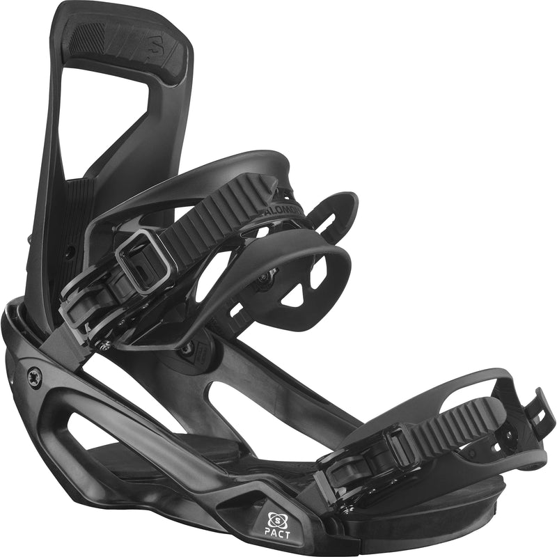 Load image into Gallery viewer, Salomon Men's Pact Snowboard Bindings Black L47671400
