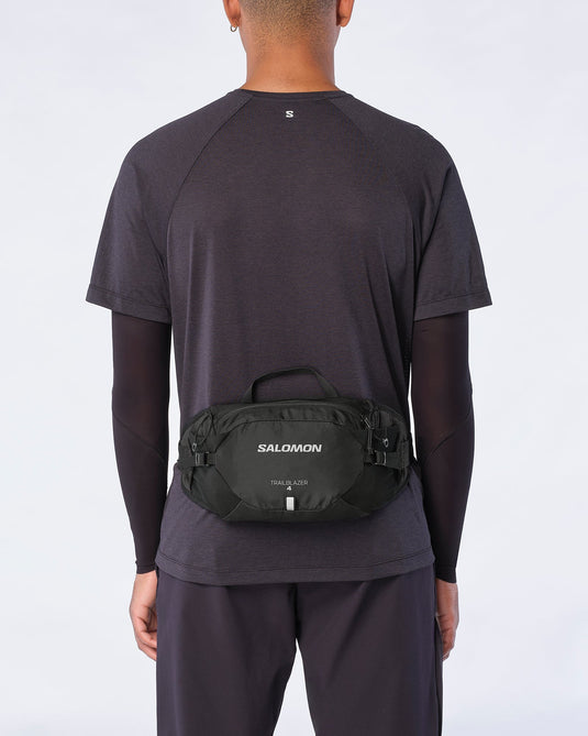 Salomon Unisex Trailblazer Belt 4L Waist Pack Black Alloy LC2183800