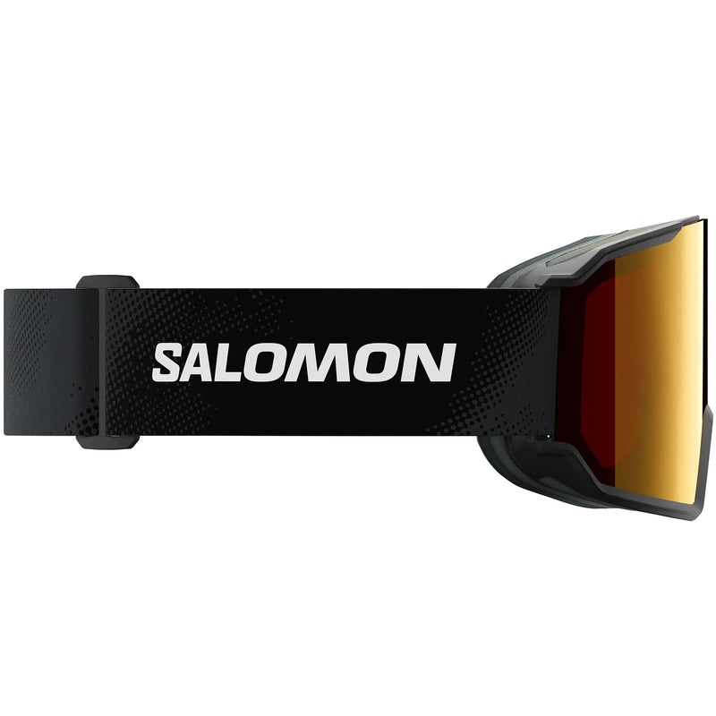 Load image into Gallery viewer, Salomon Unisex S/View 3 Mirror Lens S2 Snow Goggles Black/Mid Red L47920500
