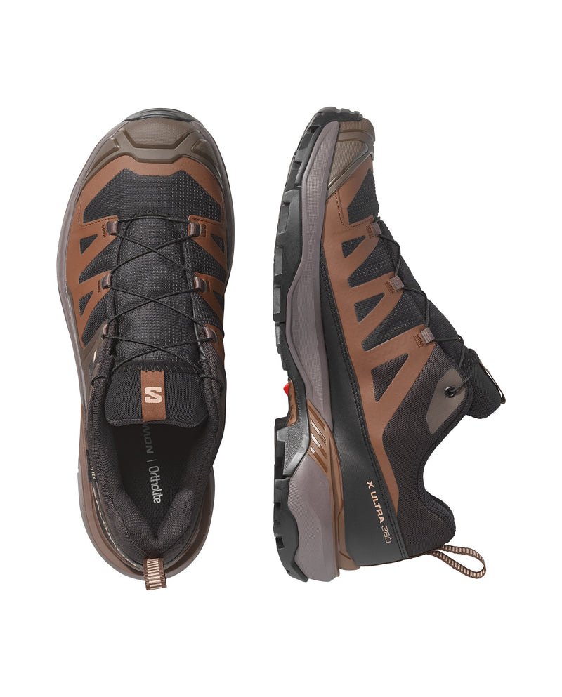 Load image into Gallery viewer, Salomon Men's X-Ultra 360 Gore-Tex Black/Dark Gull Gray/Dark Earth L45473300
