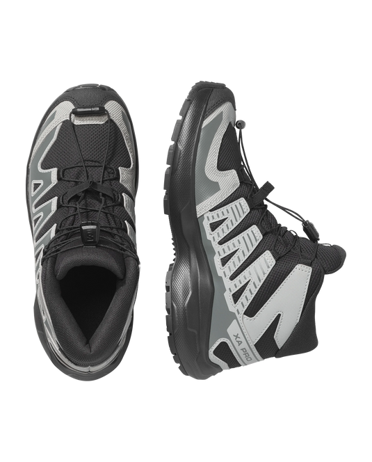 Salomon Kids' XA Pro Mid Waterproof Shoes Black/Sedona Sage/Wrought Iron L4930300008