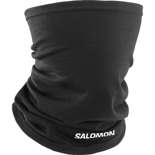 Salomon Unisex Merino Neck Gaiter Deep Black LC1897100