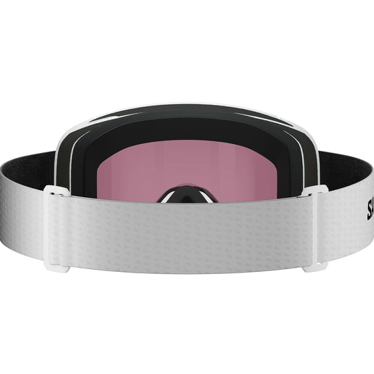 Salomon Kids' Lumi (6-12) Years Snow Goggles White/Ruby L47910600