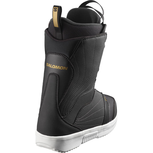 Salomon Women's Pearl BOA® Snowboard Boots Black/White/Gold L41703900