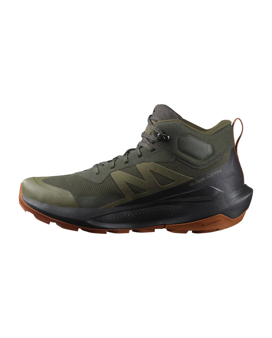 Salomon Men's Elixir Activ Mid Gore-Tex Shoes Peat/Black/Caramel Cafe L47560300