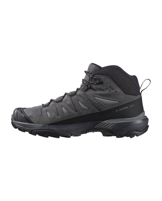 Salomon Men's X-Ultra 360 Leather Mid Gore-Tex Castlerock/Asphalt/Kelp L47570800
