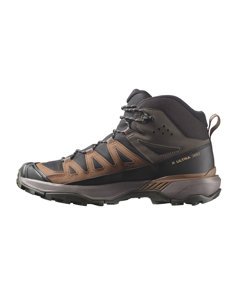 Load image into Gallery viewer, Salomon Men's X-Ultra 360 Mid Gore-Tex Black/Dark Gull Gray/Dark Earth L45473200
