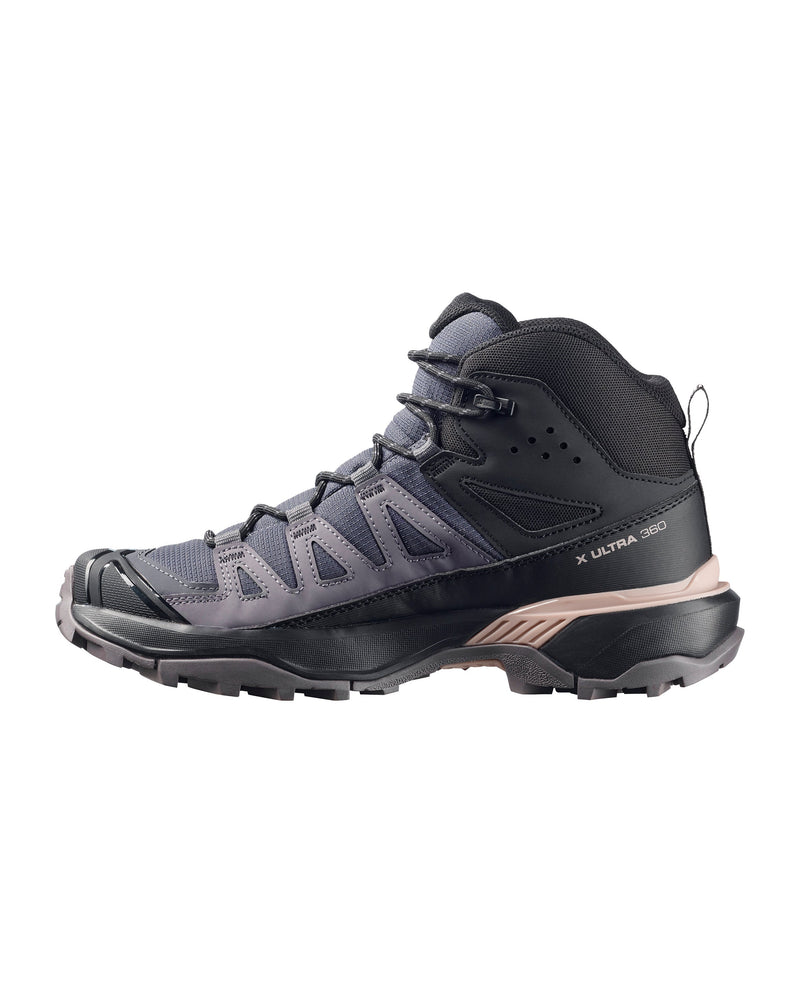 Load image into Gallery viewer, Salomon Women's X Ultra 360 Mid Gore-Tex Shoes Nine Iron/Excalibur/Shadow Gray L49101500
