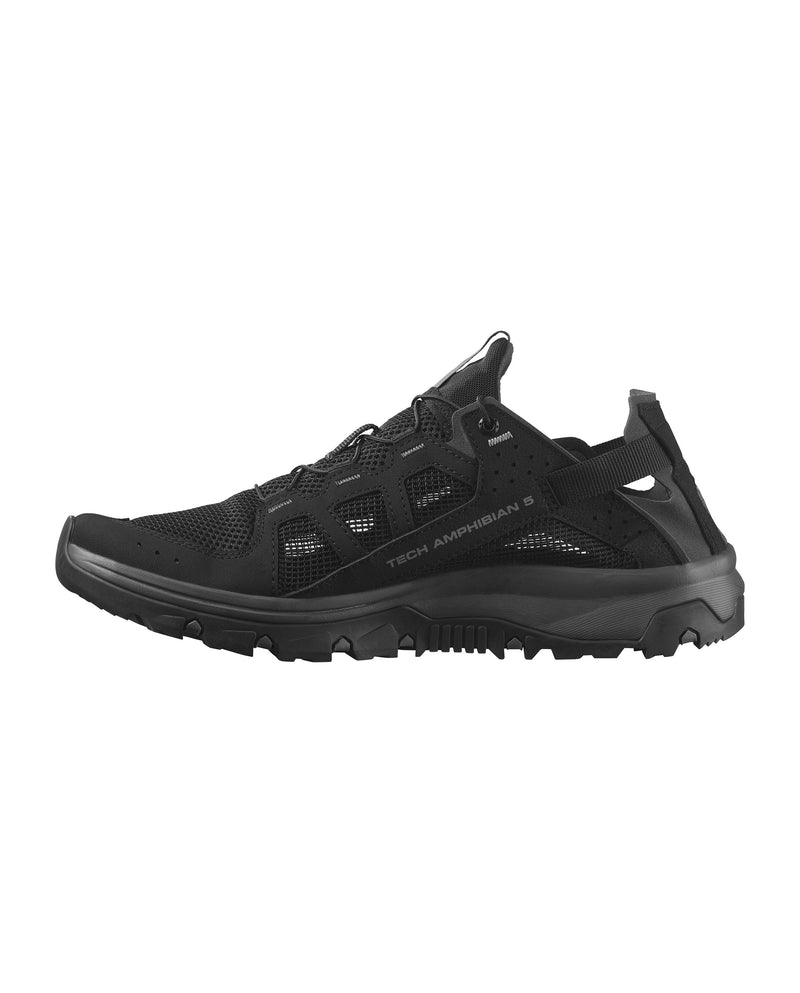 Load image into Gallery viewer, Salomon Men's Techamphibian 5.0 Sandals Black/Magnet/Monument L47115100
