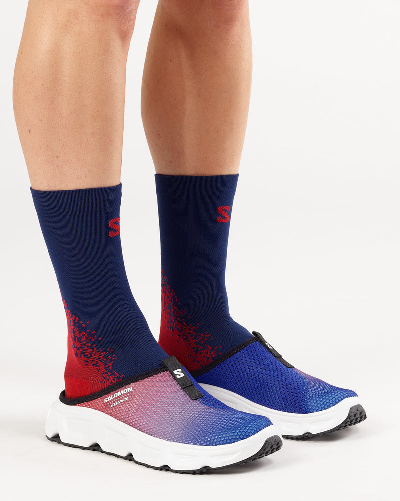 Load image into Gallery viewer, Salomon Unisex Reelax Slide 6.0 Equipe Sliders Surf The Web/Fiery Red/White L47983000
