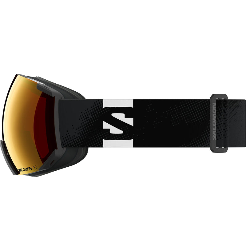Load image into Gallery viewer, Salomon Unisex Radium Googles Black/Mid Red L47893100
