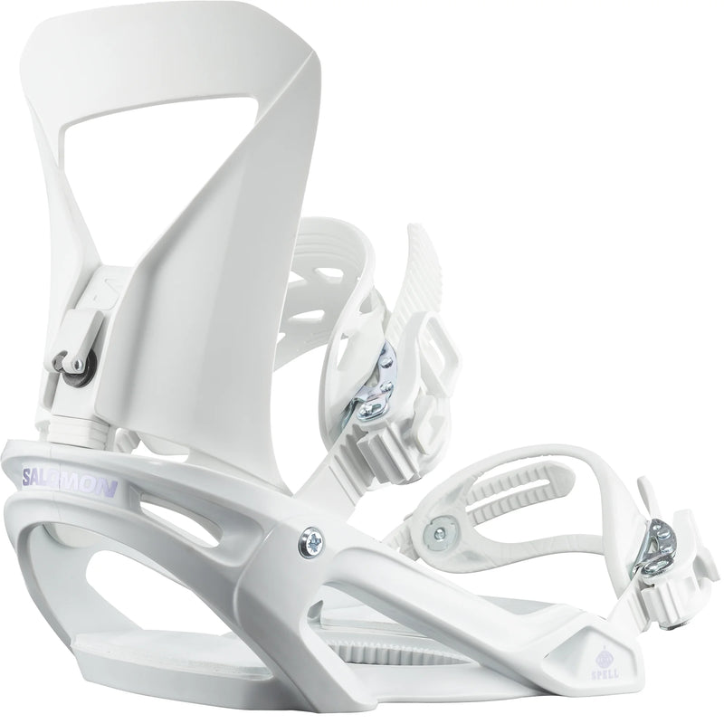 Load image into Gallery viewer, Salomon Women's Spell Snowboard Bindings White L47671500
