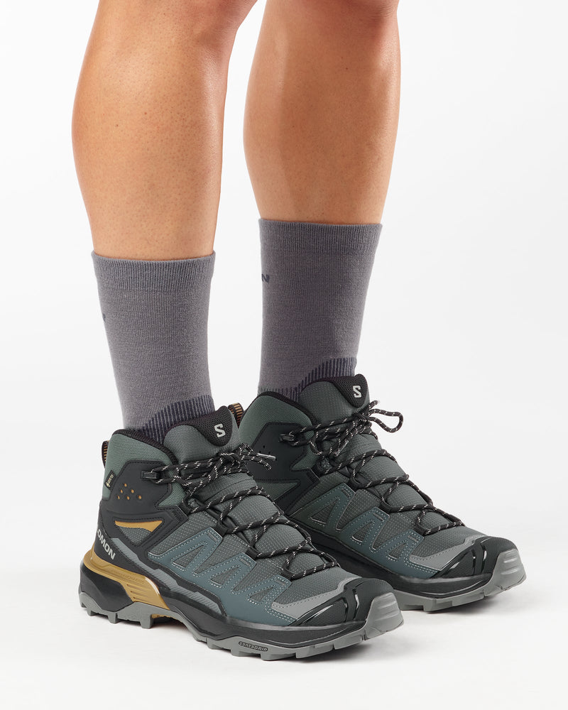 Load image into Gallery viewer, Salomon Men's X Ultra 360 Mid Gore-Tex Shoes Urban Chic/Black/Plantation L49101100
