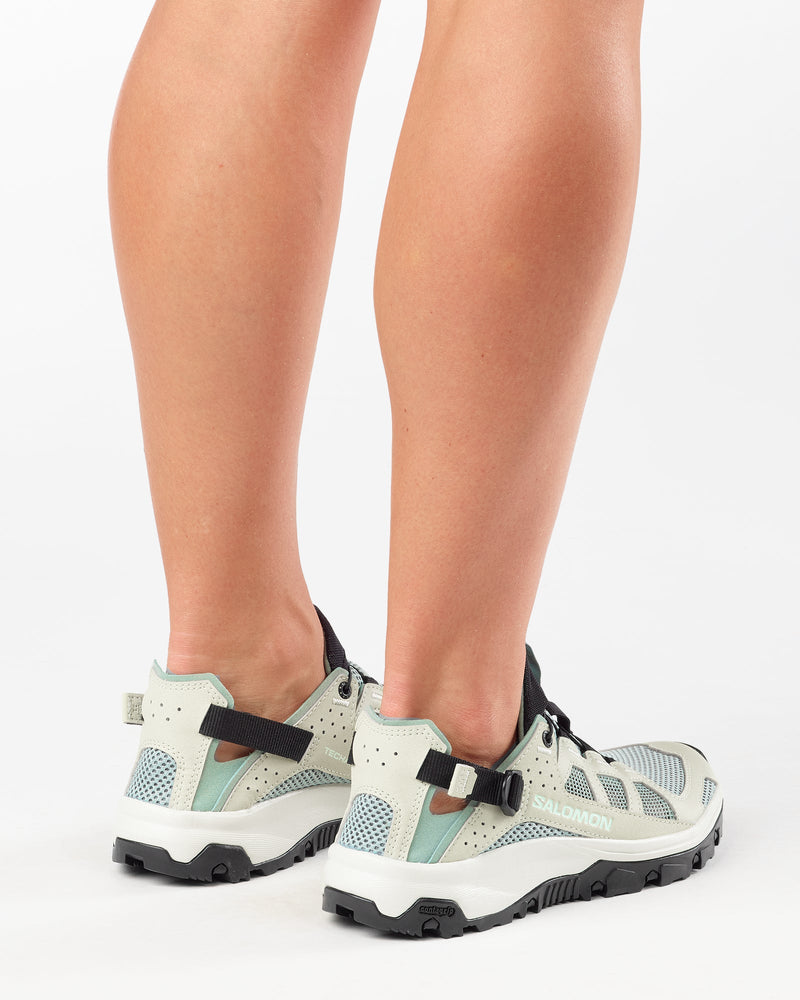 Load image into Gallery viewer, Salomon Women's Techamphibian 5.0 Sandals Green Milieu/Sea Foam/Clearly Aqua L49110700
