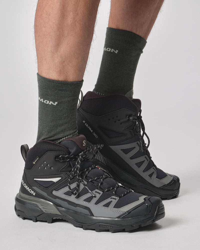 Load image into Gallery viewer, Salomon Men's X Ultra 360 Mid Gore-Tex Shoes Black/Magnet L47447600
