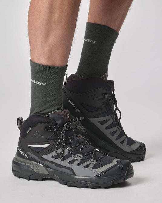 Salomon Men's X Ultra 360 Mid Gore-Tex Shoes Black/Magnet L47447600