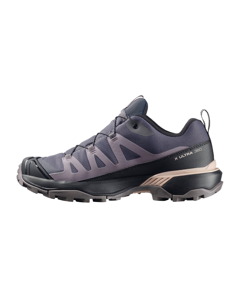 Load image into Gallery viewer, Salomon Women's X Ultra 360 Gore-Tex Shoes Nine Iron/Excalibur/Shadow Gray L49102300
