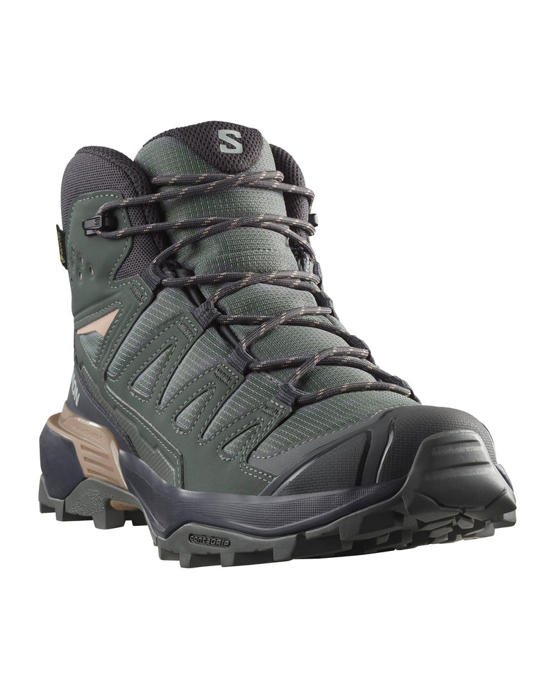 Load image into Gallery viewer, Salomon Women's X Ultra 360 Mid Gore-Tex Shoes Sedona Sage/Urban Chic/Etherea L47865000
