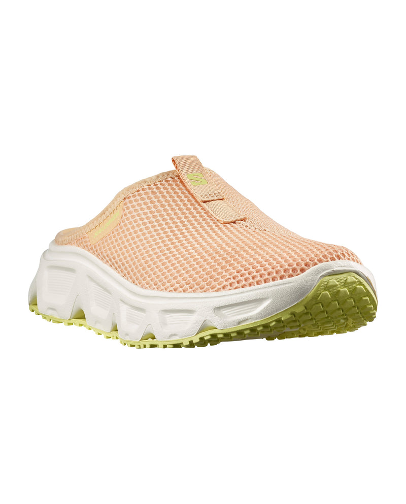Load image into Gallery viewer, Salomon Women's Reelax Slide 6.0 Sliders Almond Cream/Vanilla Ice/Sunny Lime L47994800
