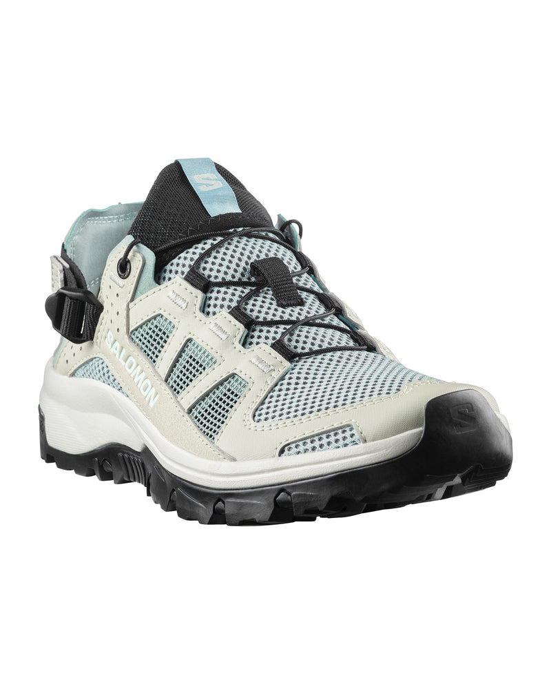 Load image into Gallery viewer, Salomon Women's Techamphibian 5.0 Sandals Green Milieu/Sea Foam/Clearly Aqua L49110700
