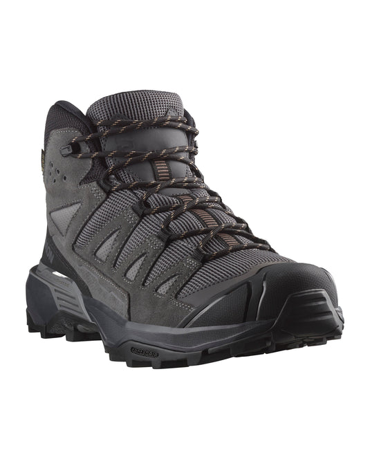 Salomon Men's X-Ultra 360 Leather Mid Gore-Tex Castlerock/Asphalt/Kelp L47570800