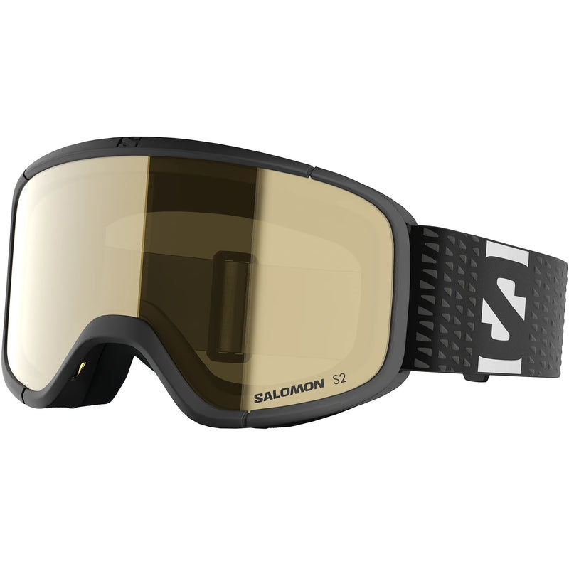 Load image into Gallery viewer, Salomon Unisex Aksium 2.0 S Mirror Lens S2 Snow Goggles Black/Gold L47909700
