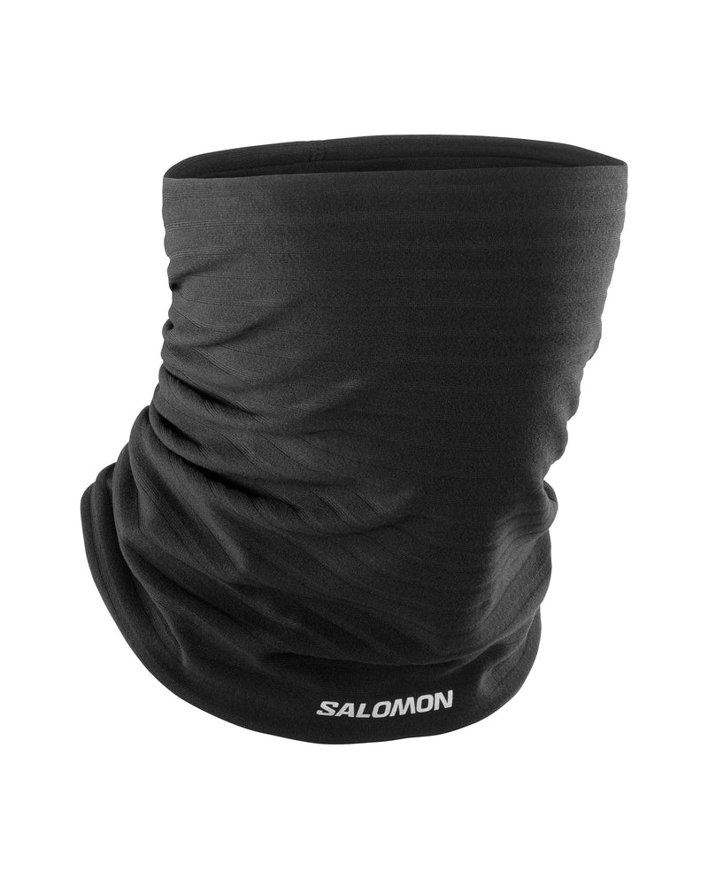 Load image into Gallery viewer, Salomon Warm Neck Gaiter Deep Black LC2157500
