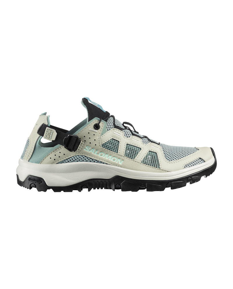 Load image into Gallery viewer, Salomon Women's Techamphibian 5.0 Sandals Green Milieu/Sea Foam/Clearly Aqua L49110700
