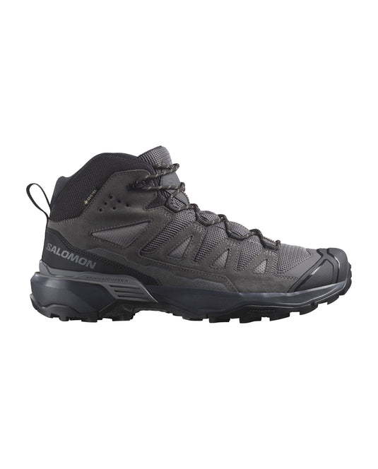 Salomon Men's X-Ultra 360 Leather Mid Gore-Tex Castlerock/Asphalt/Kelp L47570800