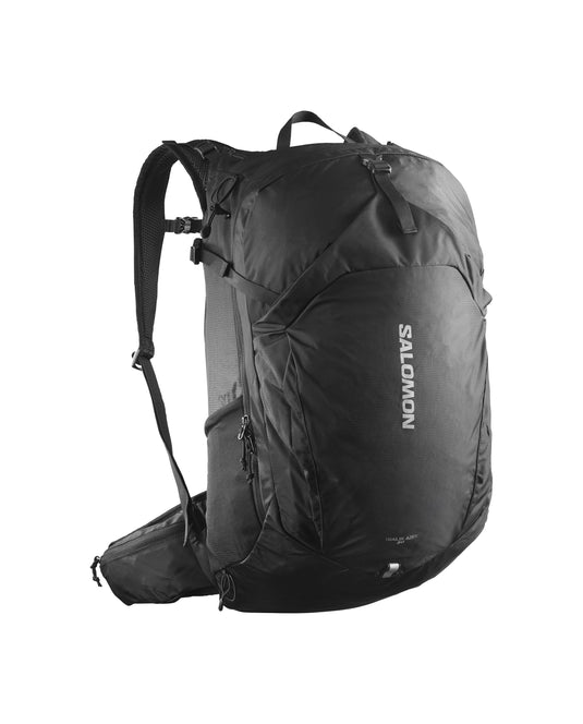 Salomon Unisex Trailblazer 30L Hiking Bag Black Alloy LC2183200