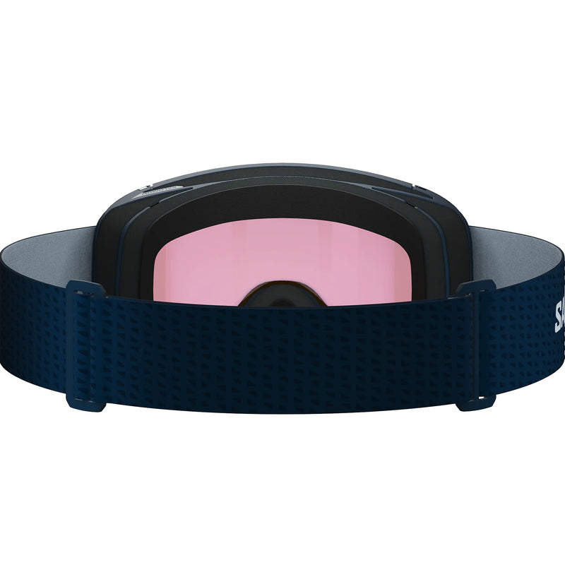 Load image into Gallery viewer, Salomon Unisex Aksium 2.0 S Mirror Lens S1 Snow Goggles Dress Blue/Light BLue L47909500
