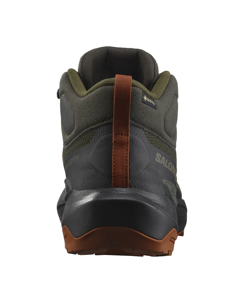 Load image into Gallery viewer, Salomon Men's Elixir Activ Mid Gore-Tex Shoes Peat/Black/Caramel Cafe L47560300
