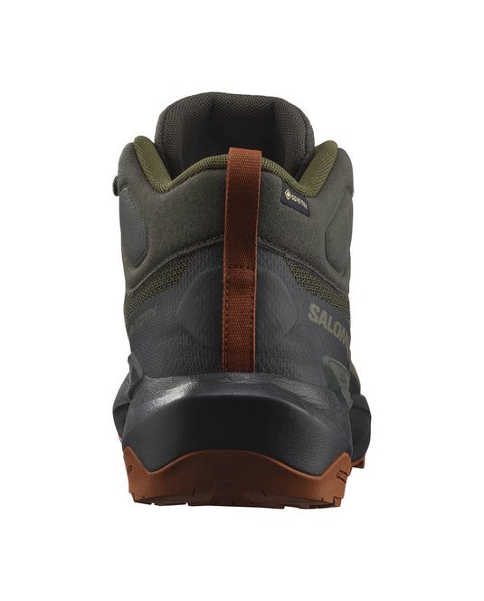 Salomon Men's Elixir Activ Mid Gore-Tex Shoes Peat/Black/Caramel Cafe L47560300