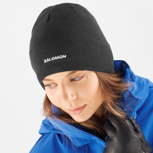 Salomon Unisex Salomon Beanie Black LC1847100